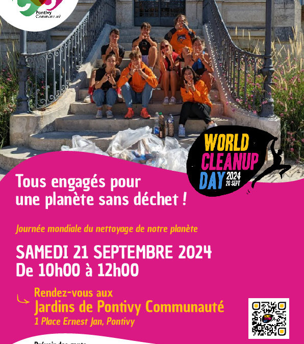 🌍 World Clean Up Day à Pontivy – 21 septembre 2024 🌍