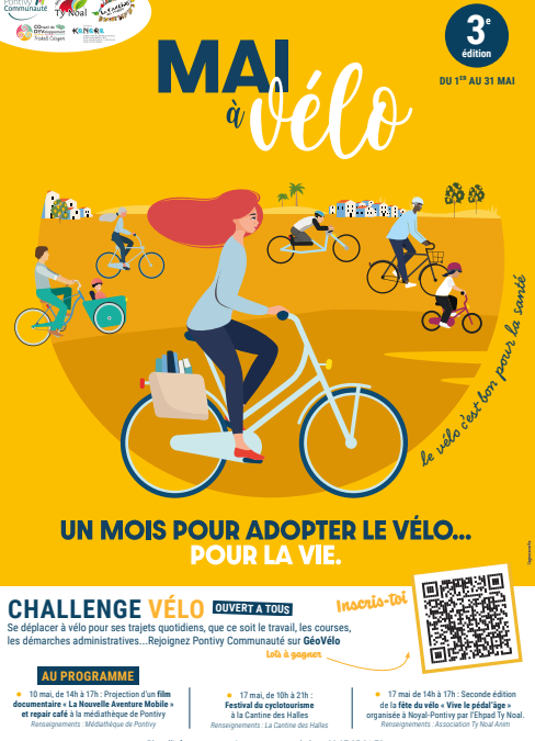 Mai à vélo- Découvrez le programme sur Pontivy Communauté