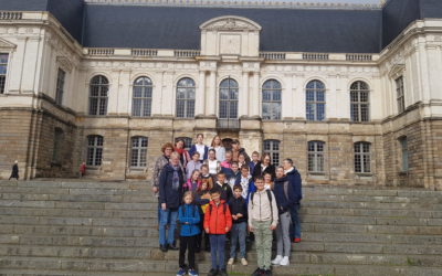 Les jeunes de Pontivy Communauté en visite à Rennes