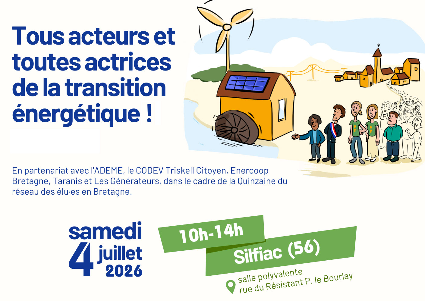 Flyer 4 juillet_entête tous acteurs et toutes actrices de la transition énergétique sur le pays de Pontivy