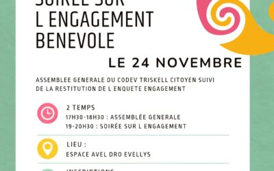 Le Codev Triskell Citoyen organise une soirée sur l’engagement